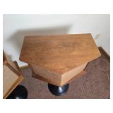 Awesome Vintage Bose Stereo Speaker Side Tables on Industrial Metal Mounts