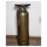 Amazing Vintage Elkhart Brass Fire Extinguisher