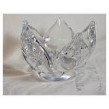 Kosta Boda Goran Warff Lotus Flower Art Glass Bowl