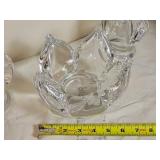 Kosta Boda Goran Warff Lotus Flower Art Glass Bowl