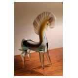Murano Style Glass Horse Figurine