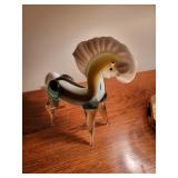 Murano Style Glass Horse Figurine