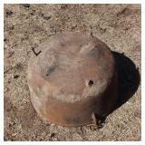 Large Cast Iron Cauldron, with Antique Chain