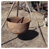 Massive Cast Iron Cauldron