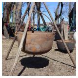 Massive Cast Iron Cauldron
