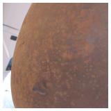 Large Cast Iron Cauldron, with Antique Chain