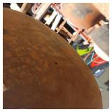 Large Cast Iron Cauldron, with Antique Chain