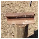 Railroad track that can be used as an Anvil