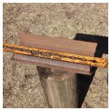 Railroad track that can be used as an Anvil