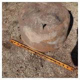 Large Cast Iron Cauldron, with Antique Chain