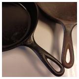 2 Vintage "Wagner Ware" cast iron skillets - #5 & #6
