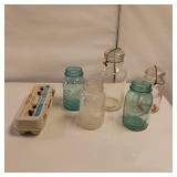 Lot of assorted Vintage Canning Jars
