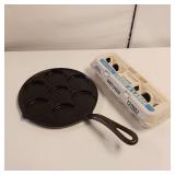 Wagner Ware Cast Iron Swedish Cake Pan (Svensk Plette Pan) - Heja Sverige!