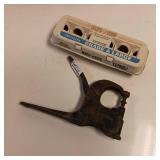 Antique Cast Iron Plymouth Rock Leather Punch Tool - press riveter