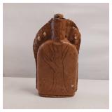 Unique Custom Crafted Leather Encased Flask