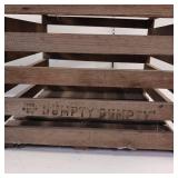 "Humpty Dumpty" Wooden Egg Crate - Vintage