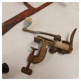 Vintage Double Gear Hand Drill & Other Hand Tools