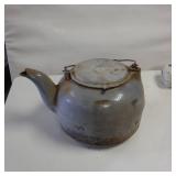 12" Diameter Enamel coated Cast Iron Kettle
