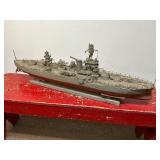 USS Texas Battleship Wood Model