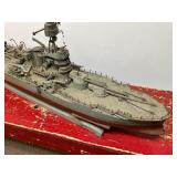 USS Texas Battleship Wood Model