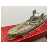 USS Texas Battleship Wood Model