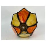 Slag Glass Tulip Lamp Shade