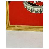 1943 Minneapolis Brewing Co. Grain Belt Beer Cardboard Standup Store Display