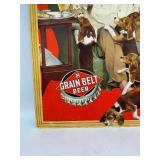 1943 Minneapolis Brewing Co. Grain Belt Beer Cardboard Standup Store Display