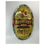 Budweiser On Tap Plastic Sign