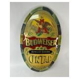 Budweiser On Tap Plastic Sign