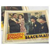 Four Edward G. Robinson Blackmail Movie Poster Cards
