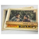 Four Edward G. Robinson Blackmail Movie Poster Cards