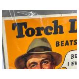 Two Torch Light Chewing Tobacco Paper Advertisments
