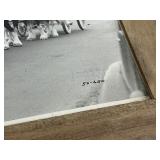 Framed Photo of the Budweiser Clydesdale Horses in St. Paul MN.