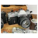 Vintage 35MM Camera & Lens Lot