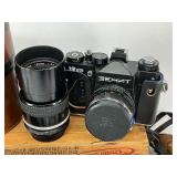Vintage 35MM Camera & Lens Lot