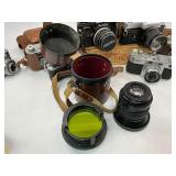 Vintage 35MM Camera & Lens Lot