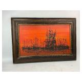 Original Mid Century Modern Painting by Van Gaard