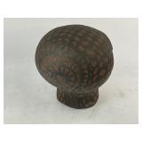 Tribal Native Clay Head Sculpture - Heavy - Origin Unknown