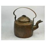 Antique Copper Tea Kettle Pot Lot  2
