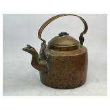 Antique Copper Tea Kettle Pot Lot  2