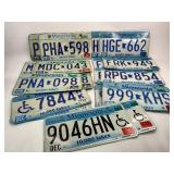 9 Sets of Minnesota License Plates from 1989-2016