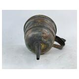 Antique Copper Oil Funnel with Thumb Stopper