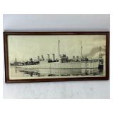 July 25th 1920 U.S.S Hatfield Boston Navy Yard - Yard-Long Photograph