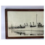 July 25th 1920 U.S.S Hatfield Boston Navy Yard - Yard-Long Photograph