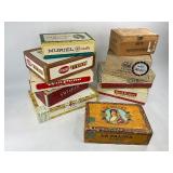 10 Empty Cigar Boxes