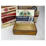 10 Empty Cigar Boxes