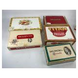 10 Empty Cigar Boxes