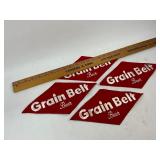 4 Large Grain Belt Patches Lot 1