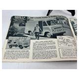 Vintage 1952, 1953, & 1961 Ford Truck Catalog Mailer Brochure Advertisement Lot